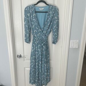 Kate Middleton Boden Aurora Midi Wrap Dress size 6R